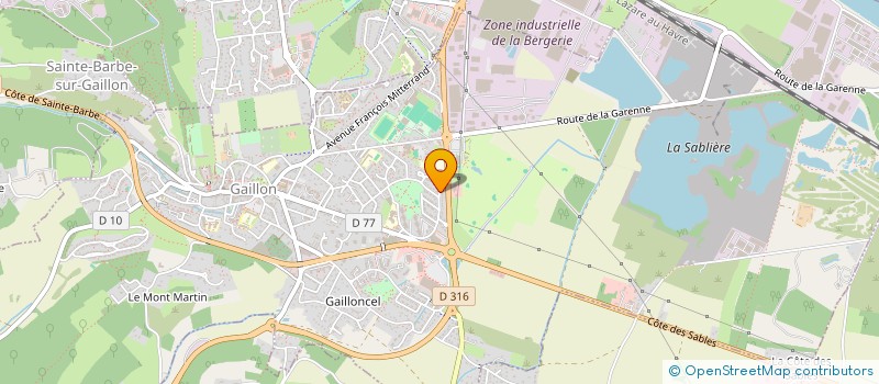 localisation de l'entreprise SCI LOUIS-1  GAILLON