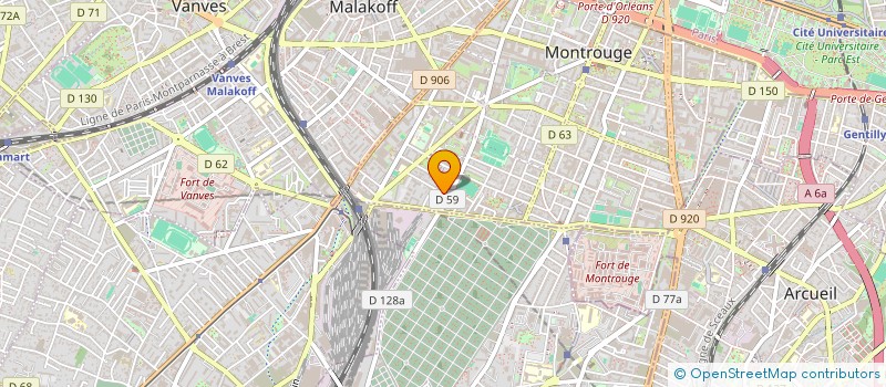 localisation de l'entreprise SCI LOUIS  MONTROUGE