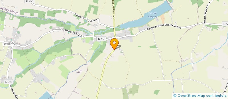 localisation de l'entreprise SCI LOUIS  SAINTE-FOY-DE-PEYROLIERES