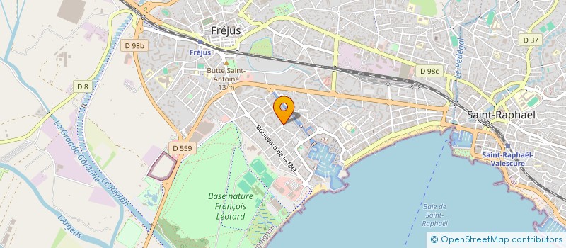 localisation de l'entreprise SCI LOUIS à FREJUS