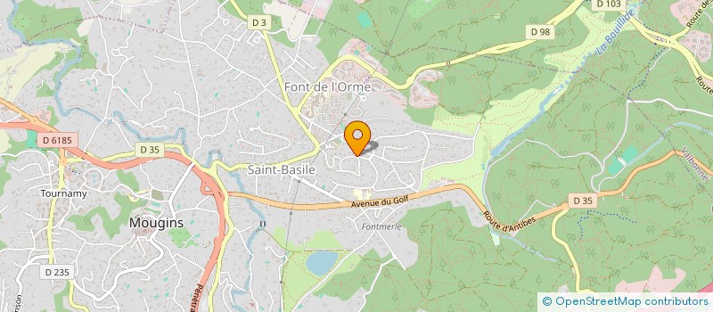 localisation de l'entreprise SCI LOUIS à MOUGINS