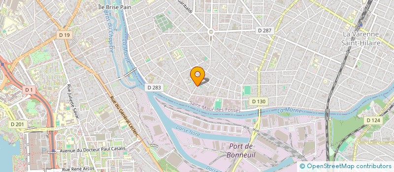 localisation de l'entreprise SCI LOUIS à SAINT-MAUR-DES-FOSSES