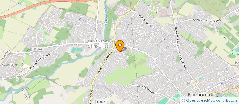 localisation de l'entreprise SCI LOUIS  LA SALVETAT-SAINT-GILLES