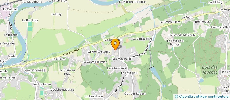 localisation de l'entreprise SCI LOUIS  SAVONNIERES