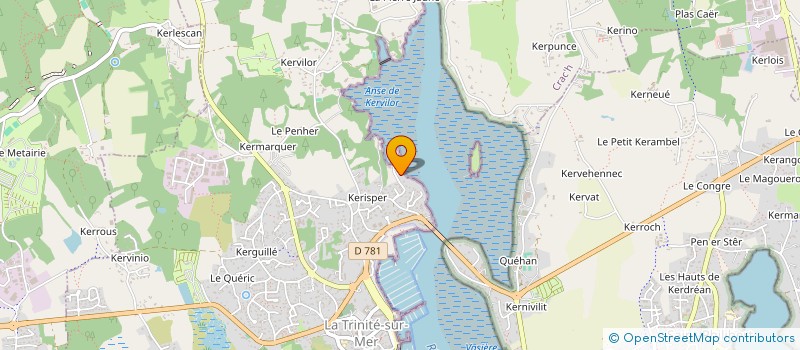 localisation de l'entreprise SCI LOUIS  LA TRINITE-SUR-MER