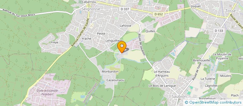 localisation de l'entreprise SCI LOUIS  SEIGNOSSE