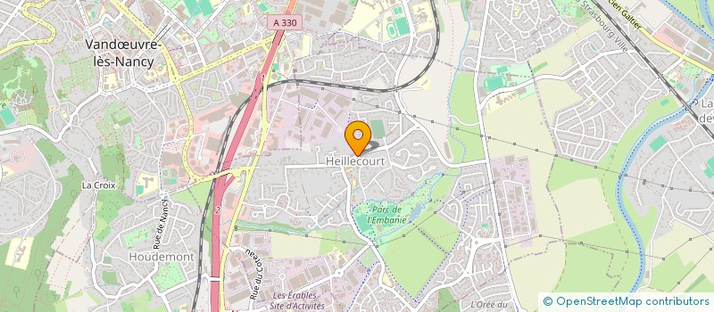 localisation de l'entreprise SCI LOUIS  HEILLECOURT