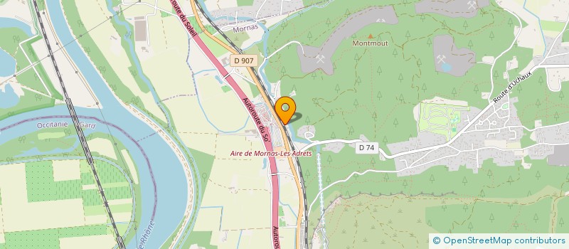 localisation de l'entreprise SCI LOUIS  MORNAS