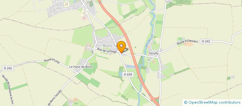 localisation de l'entreprise SCI LOUIS  BONS-TASSILLY