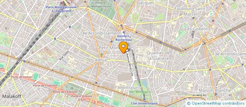 localisation de l'entreprise SCI LOUIS ARAGON  PARIS