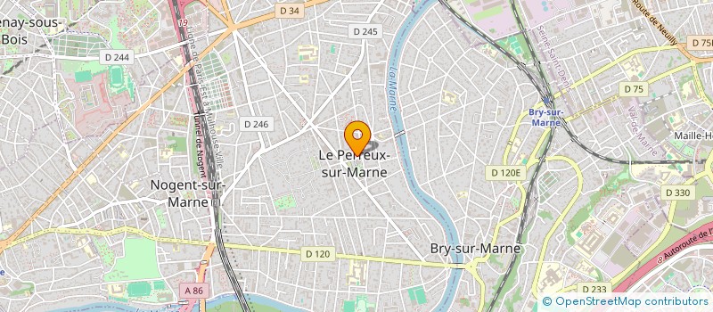 localisation de l'entreprise SCI LOUIS BARRAULT  LE PERREUX-SUR-MARNE