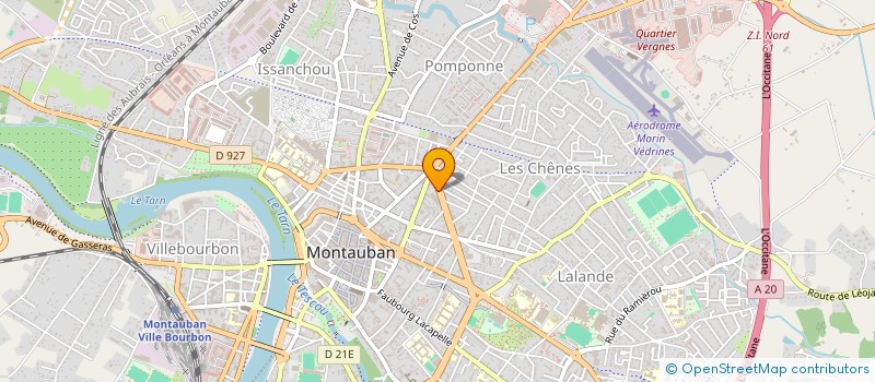 localisation de l'entreprise SCI LOUIS BLANC  MONTAUBAN