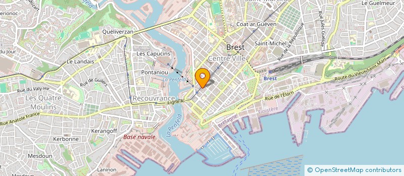 localisation de l'entreprise SCI LOUIS BLANC  BREST