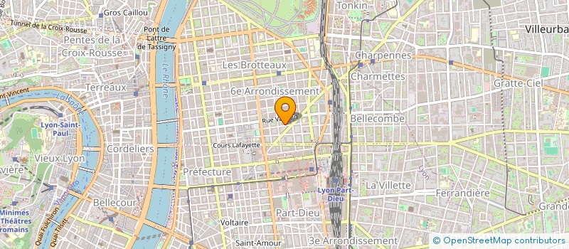 localisation de l'entreprise SCI  LOUIS BLANC  LYON