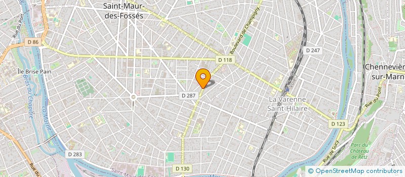 localisation de l'entreprise SCI LOUIS BLANC à SAINT-MAUR-DES-FOSSES