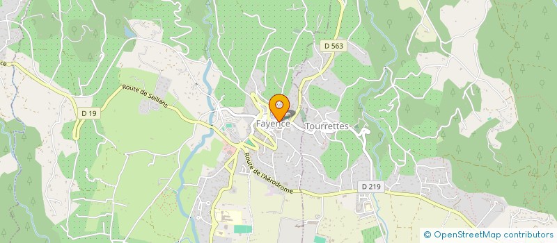 localisation de l'entreprise SCI LOUIS BLANC  FAYENCE