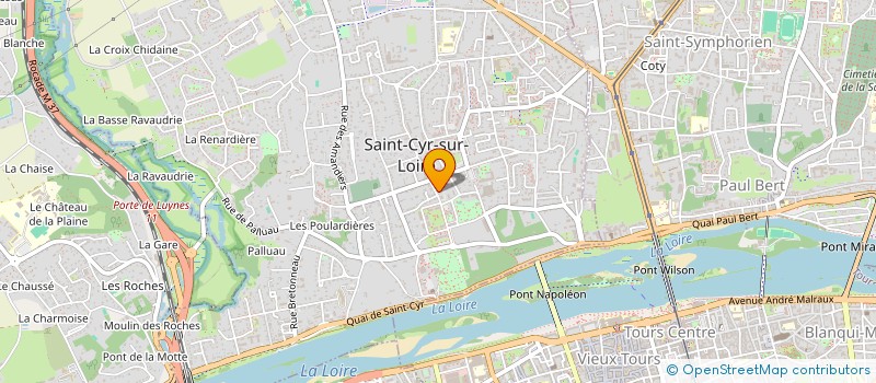 localisation de l'entreprise SCI LOUIS BLOT  SAINT-CYR-SUR-LOIRE