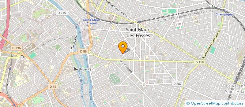 localisation de l'entreprise SCI LOUIS BRAILLE  SAINT-MAUR-DES-FOSSES