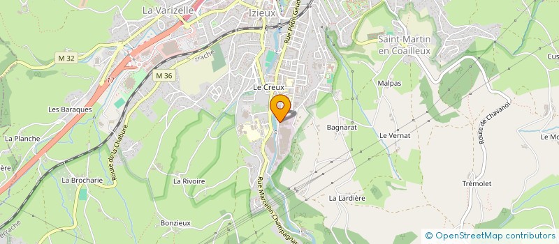 localisation de l'entreprise SCI LOUIS CHATIN  SAINT-CHAMOND