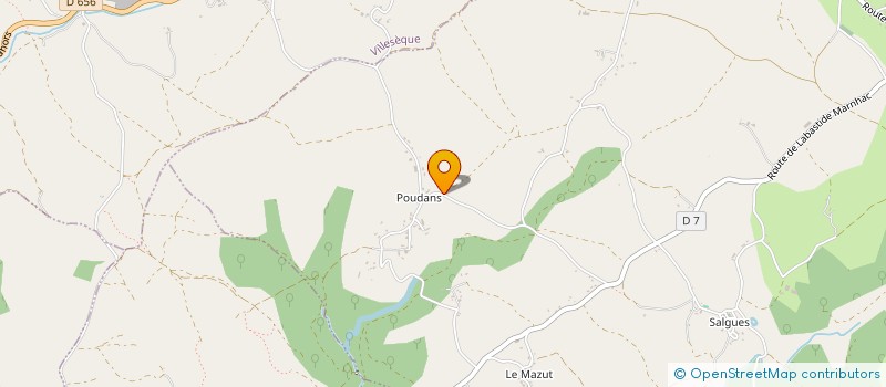 localisation de l'entreprise SCI LOUIS DESCOT-VIGOUROUX  LABASTIDE-MARNHAC