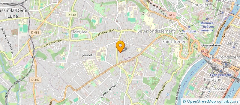 localisation de l'entreprise SCI LOUIS-ELODIE  LYON