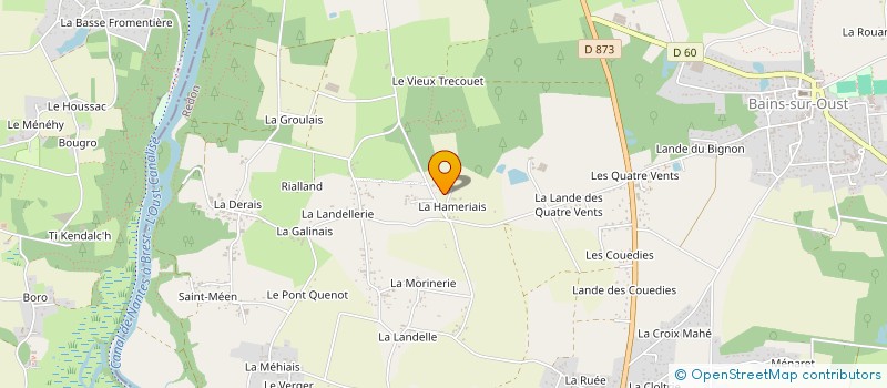 localisation de l'entreprise SCI LOUIS ET LOLA  BAINS-SUR-OUST