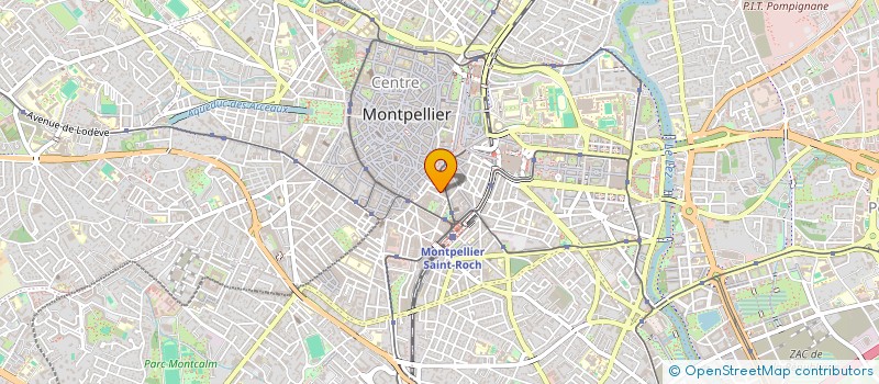 localisation de l'entreprise SCI LOUIS GASTON SAUVAIRE à MONTPELLIER