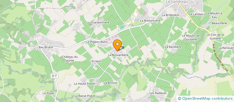 localisation de l'entreprise SCI LOUIS GERMAINE  LE LANDREAU