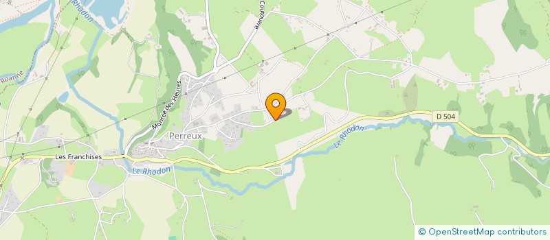 localisation de l'entreprise SCI LOUIS GIRERD DU PALAIR  PERREUX