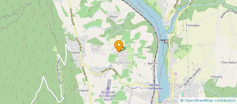 localisation de l'entreprise SCI LOUIS GRIOT  CORBONOD