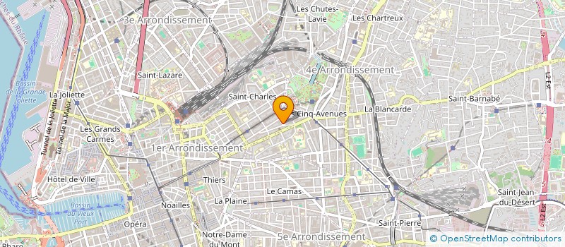 localisation de l'entreprise SCI LOUIS GROBET à MARSEILLE