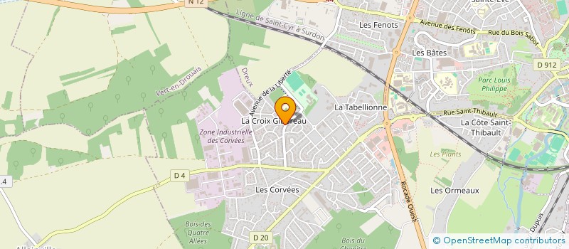 localisation de l'entreprise SCI LOUIS JOUVET à VERNOUILLET