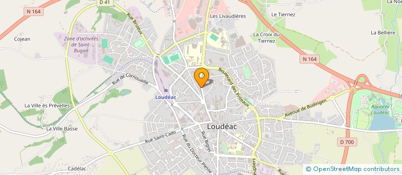 localisation de l'entreprise SCI LOUIS LAVERGNE à LOUDEAC