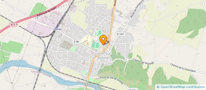 localisation de l'entreprise SCI LOUIS LES SIGNOLS  LIVRON-SUR-DROME