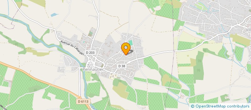 localisation de l'entreprise SCI LOUIS LOUBES  PENNAUTIER