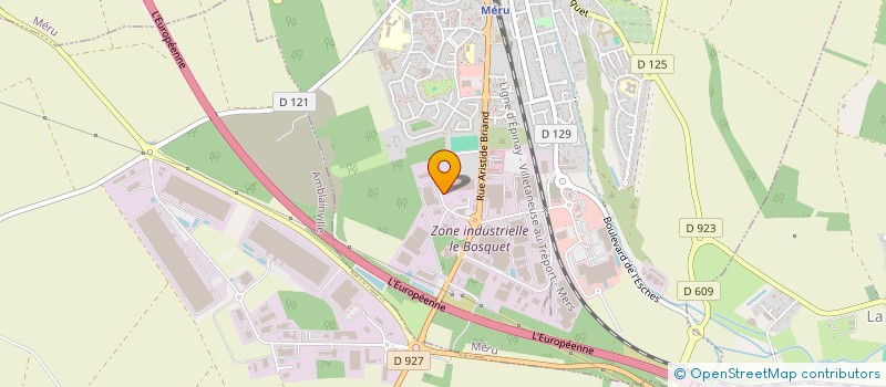 localisation de l'entreprise SCI LOUIS LUMIERE  MERU