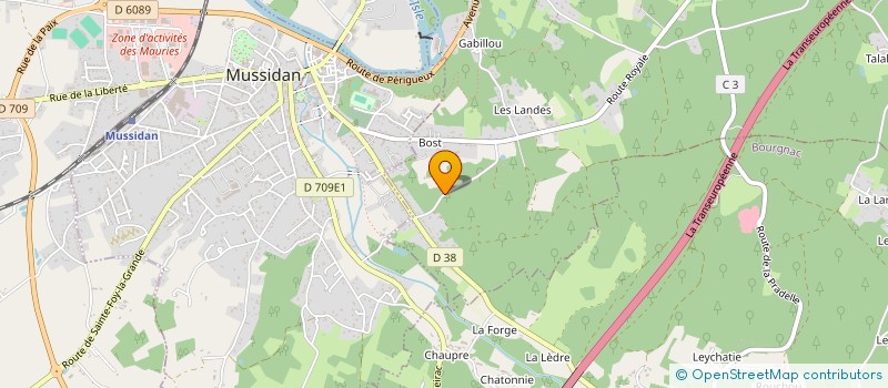 localisation de l'entreprise SCI LOUIS MAINE  SOURZAC