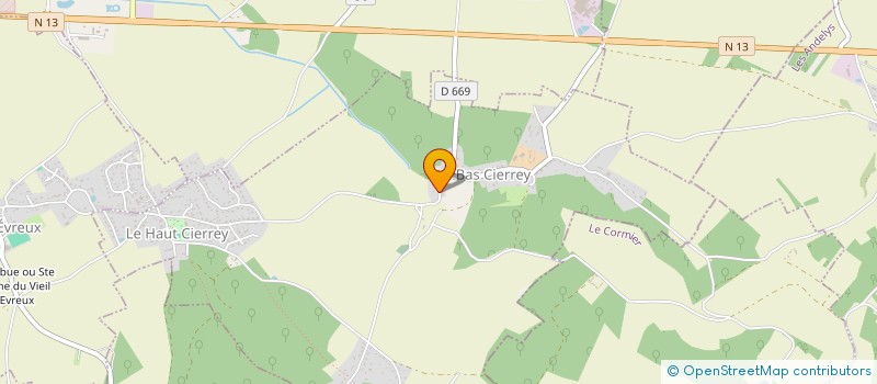 localisation de l'entreprise SCI LOUIS MARIE  CIERREY