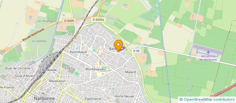 localisation de l'entreprise SCI LOUIS MARIE à NARBONNE