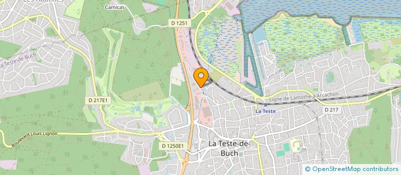localisation de l'entreprise SCI LOUIS MARINVEST  LA TESTE-DE-BUCH