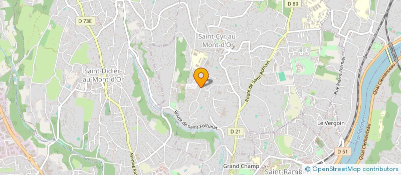 localisation de l'entreprise SCI LOUIS MAURICE  SAINT-CYR-AU-MONT-D'OR