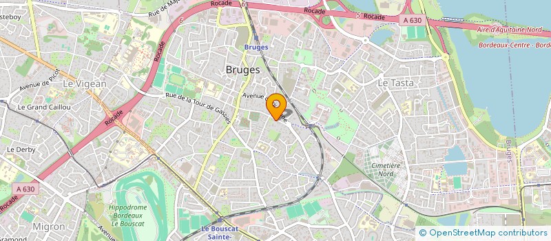 localisation de l'entreprise SCI LOUIS MIE  BRUGES