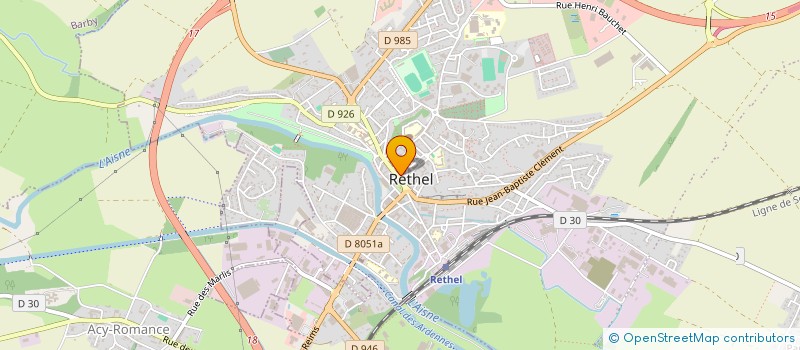 localisation de l'entreprise SCI LOUIS PERIN  RETHEL