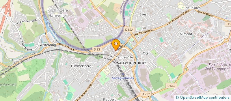 localisation de l'entreprise SCI LOUIS PHILIPPE à SARREGUEMINES
