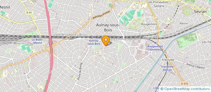 localisation de l'entreprise SCI LOUIS POUPON à AULNAY-SOUS-BOIS