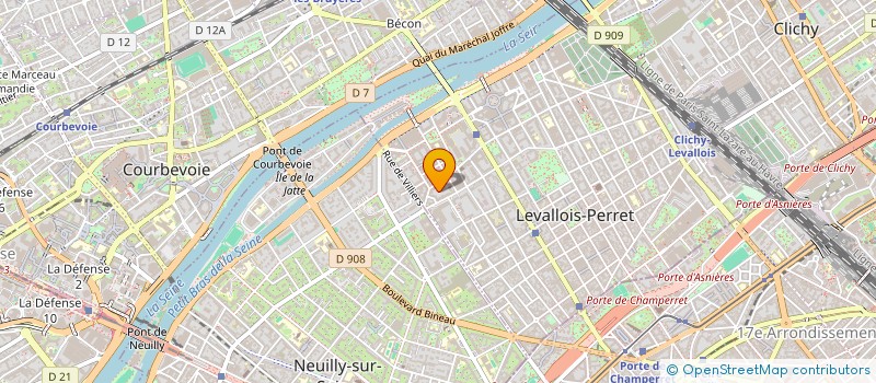 localisation de l'entreprise SCI LOUIS R à LEVALLOIS-PERRET