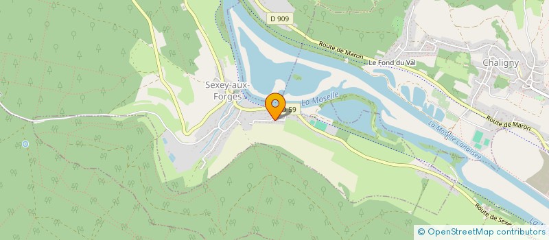 localisation de l'entreprise SCI LOUIS SACCOMANDI  SEXEY-AUX-FORGES