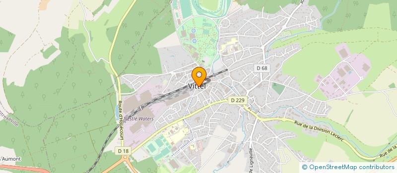 localisation de l'entreprise SCI LOUIS THERMAL  VITTEL