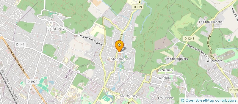 localisation de l'entreprise SCI LOUIS TREIZE  MONTLIGNON