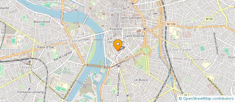 localisation de l'entreprise SCI LOUIS VIGNES à TOULOUSE
